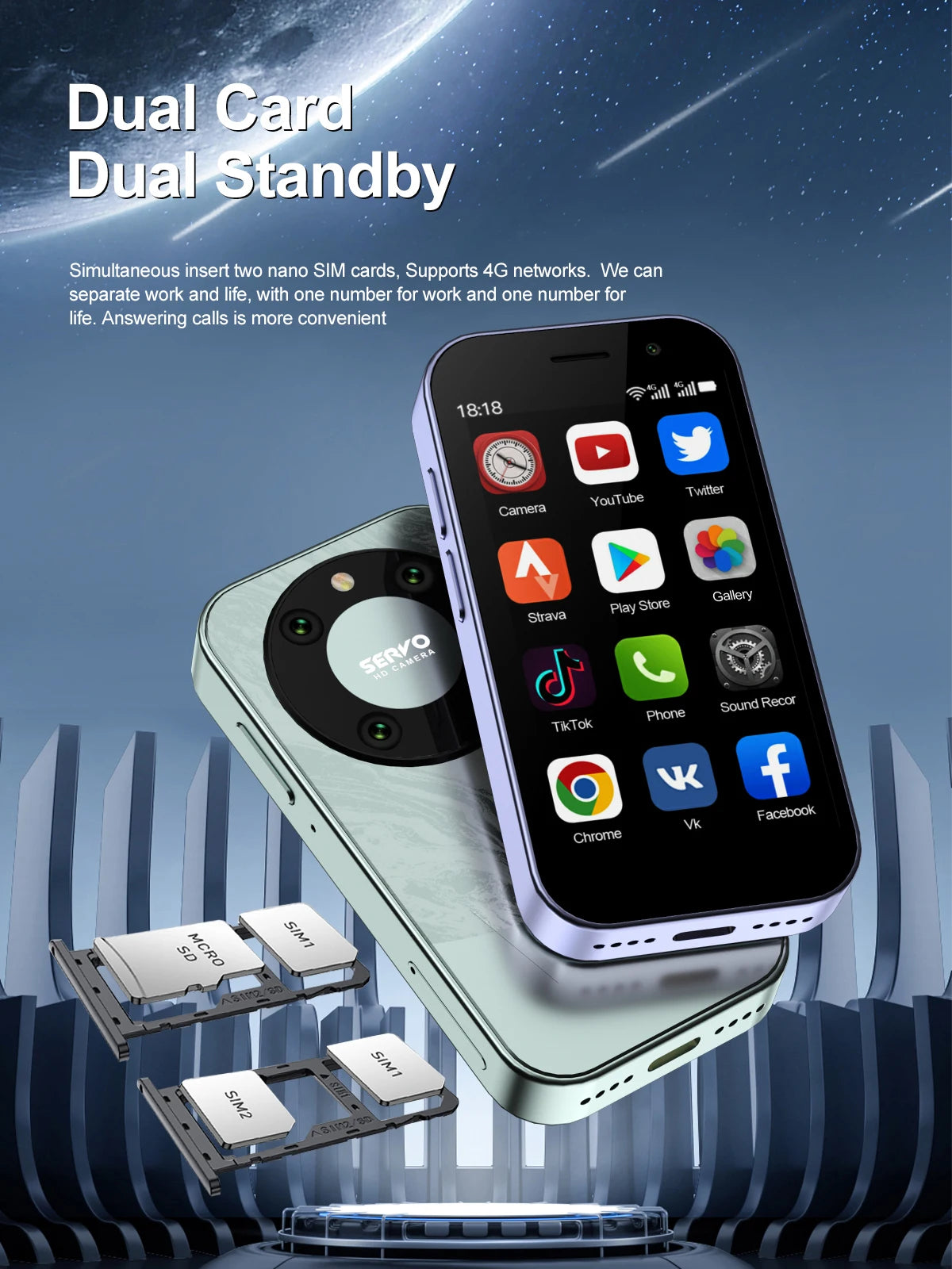 מיני טלפון חכם | Mini smart Phone