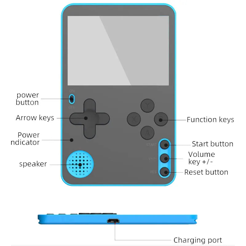 RetroPlay 500 – קונסולת משחקי רטרו